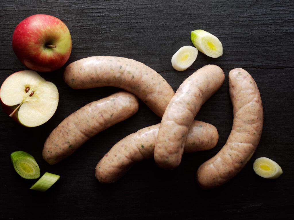 Regency Apple & Leek Sausages AW Lashford Sausages